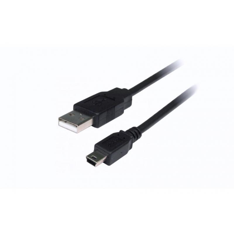 CABLE 3GO USB 2.0 A-MINI USB (5 PIN) 1.5M - Imagen 1