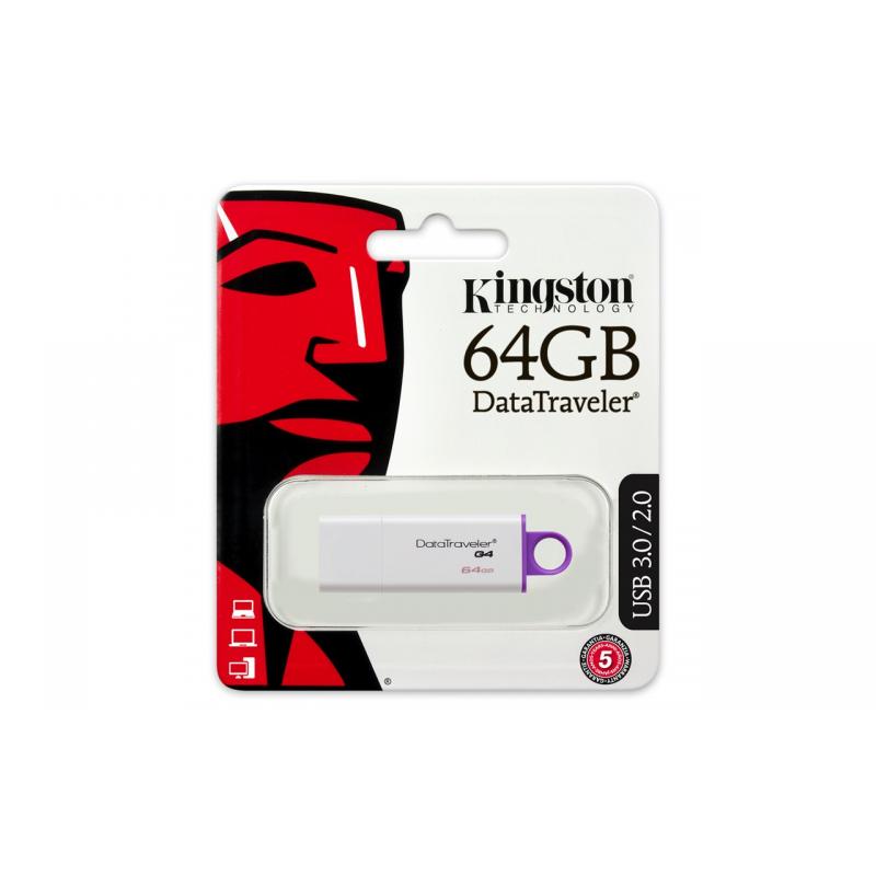 PEN DRIVE 64GB KINGSTON USB 3.0 - Imagen 1